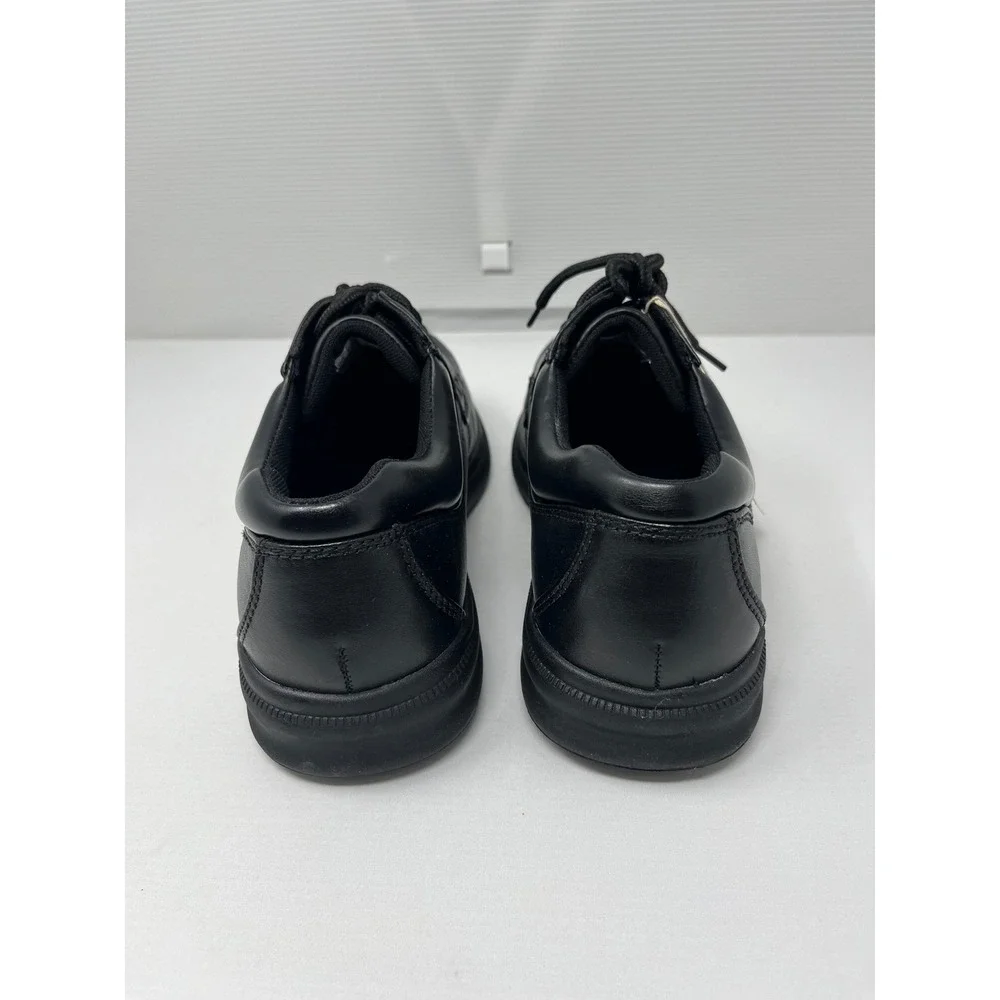 Hush Puppies Mens Zero G Black Leather Oxford Shoes Wide H18770 Size 10W